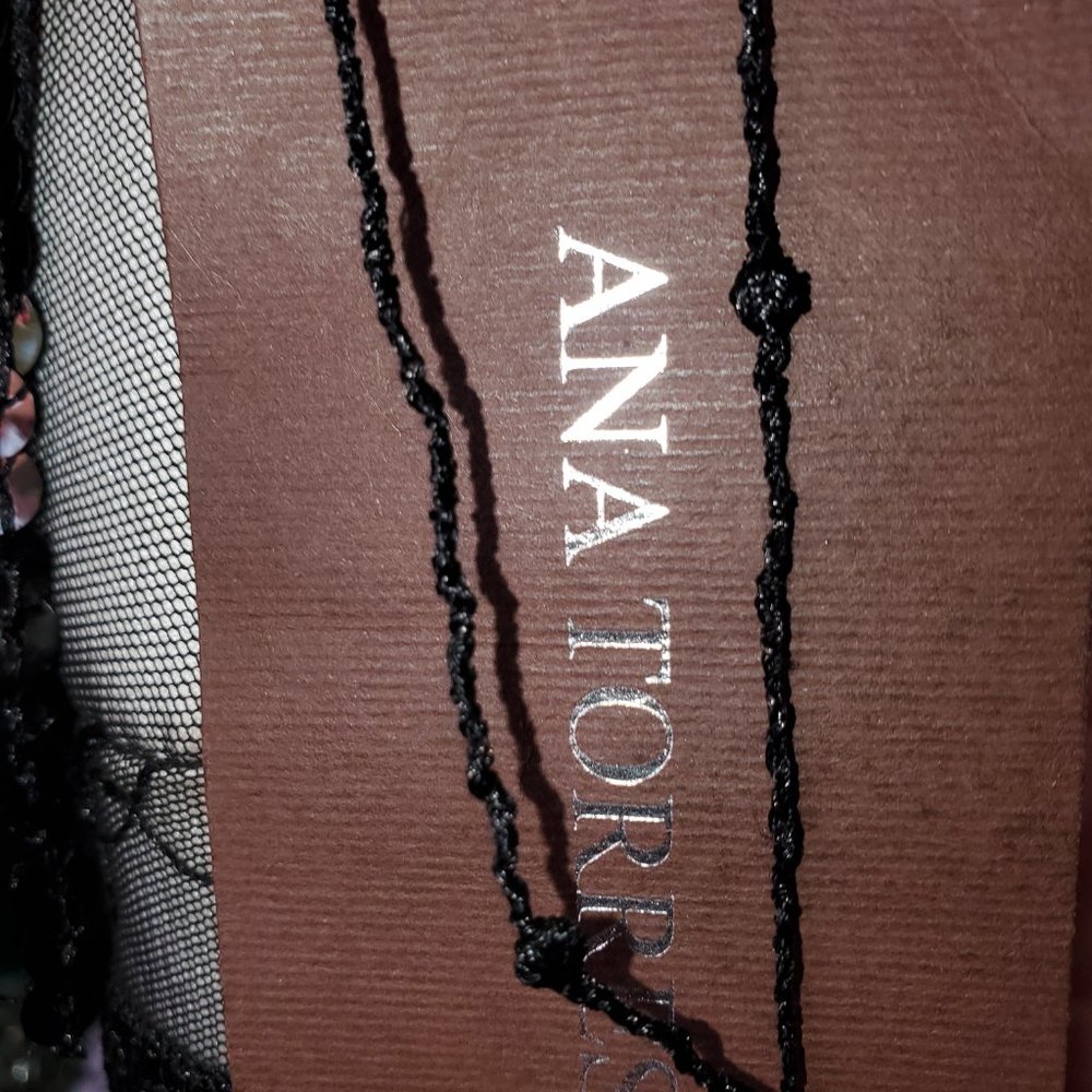 Sequin Fringe Illusion Mesh Gown Formal Evening D… - image 6